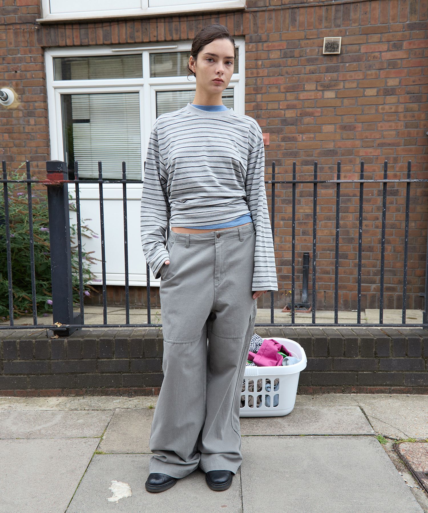 LOW CLASSIC ロウクラシック レイヤードロングスリーブTシャツ LOW CLASSIC(ロウ クラシック) Tシャツ・カットソー(レディース