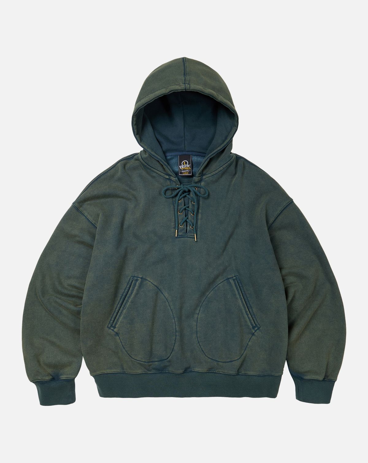 프리즘웍스(FRIZMWORKS) USN DECK SWEAT HOODY _ VINTAGE GREEN