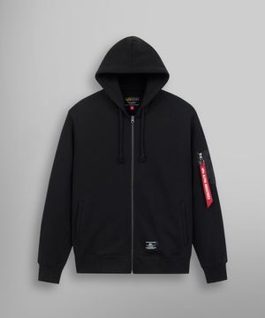 유틸리티 포켓 풀 집업 블랙