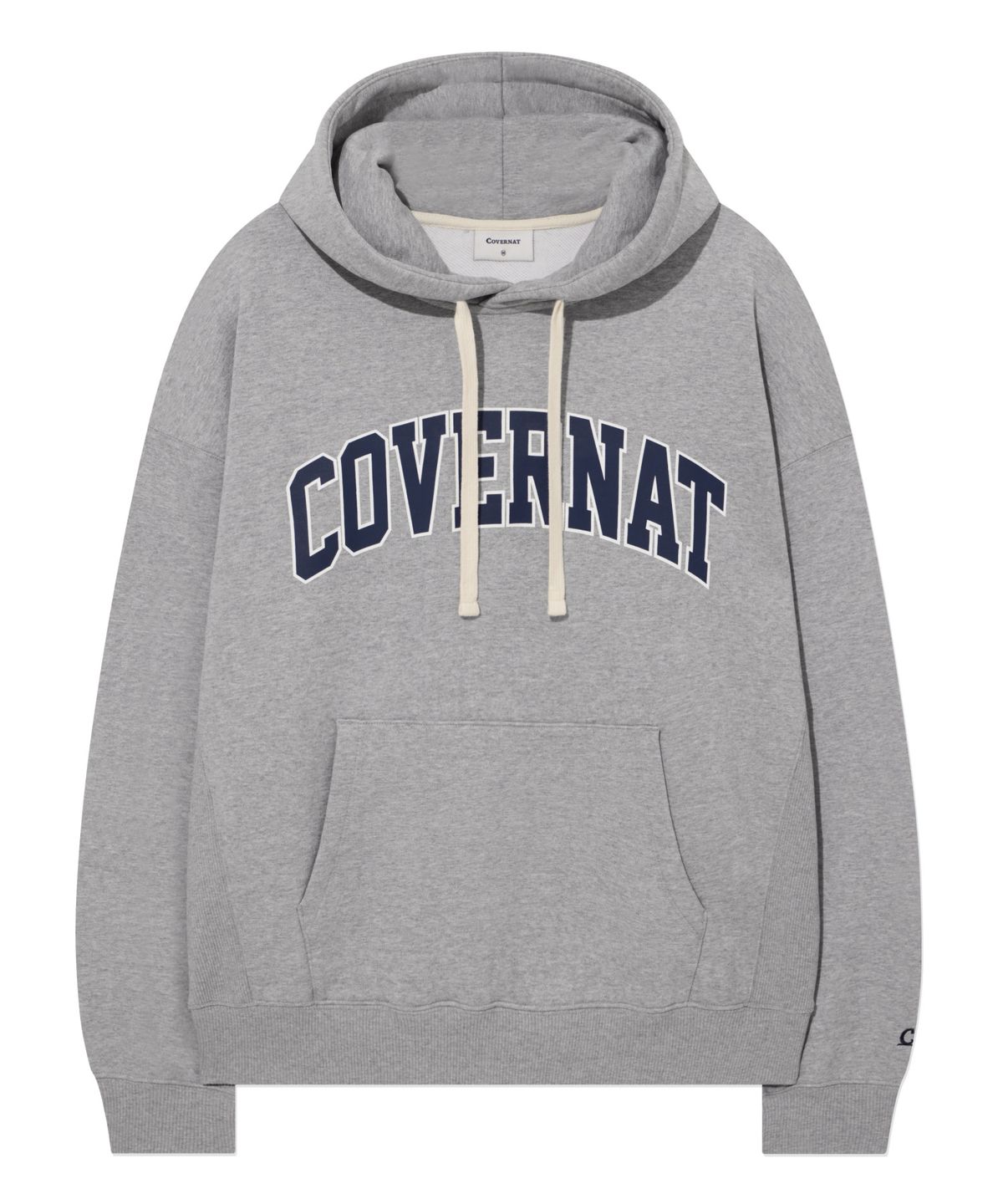 커버낫(COVERNAT) 아치로고 후디 Melange Gray