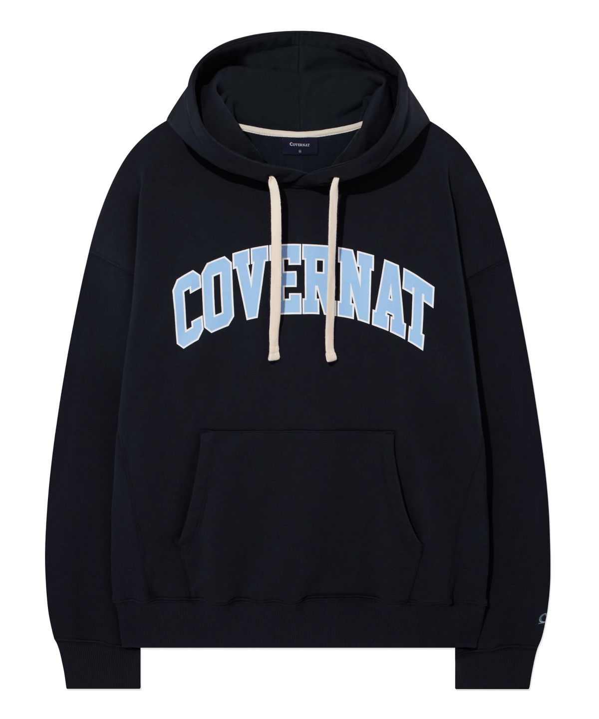 커버낫(COVERNAT) 아치로고 후디 Dark Navy