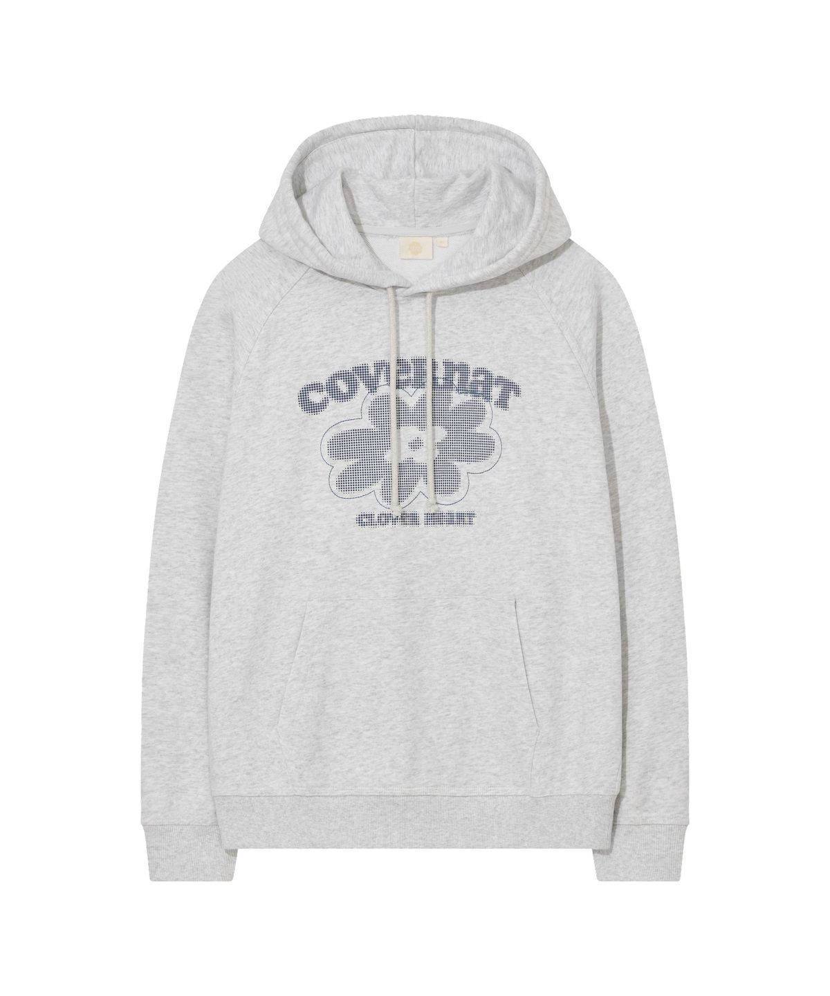 커버낫 우먼(COVERNAT WOMAN) 우먼 오버핏 클로버 그래픽 후디 Heather Gray