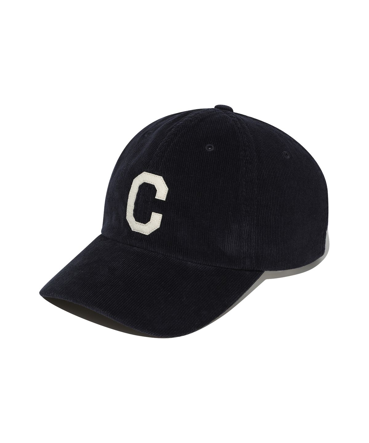 커버낫(COVERNAT) [코지 핏] C로고 아플리케 코듀로이 볼캡 Navy
