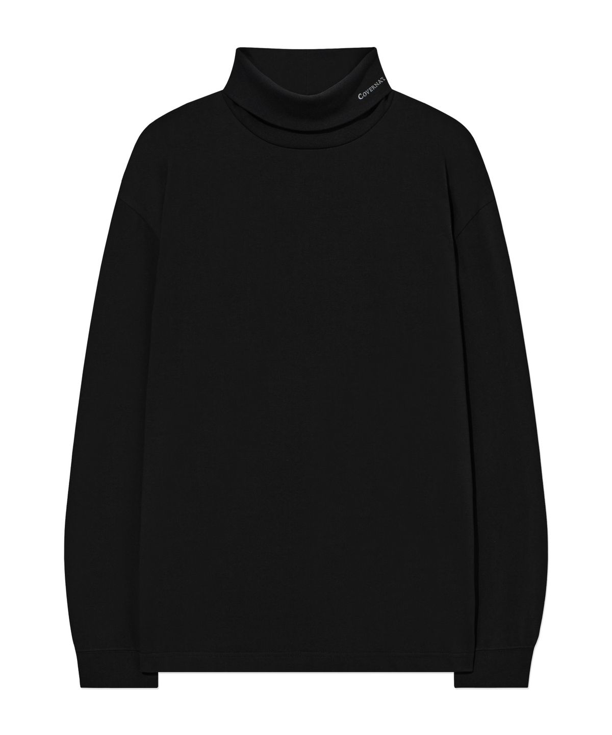 커버낫(COVERNAT) 소로나 레이어드 터틀넥 롱슬리브 Black