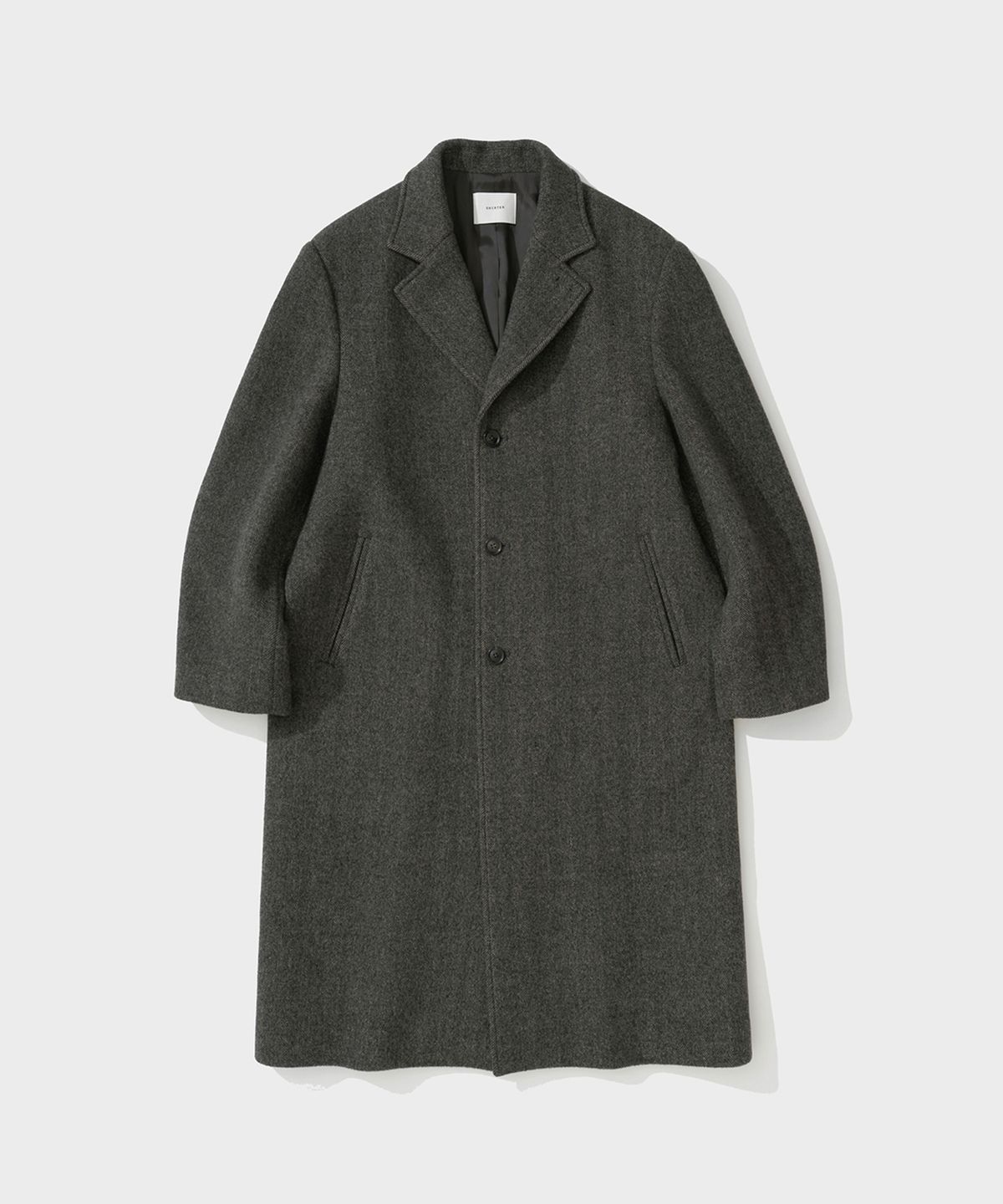 셔터(SHIRTER) SINGLE CHESTER COAT (HBT BROWN)