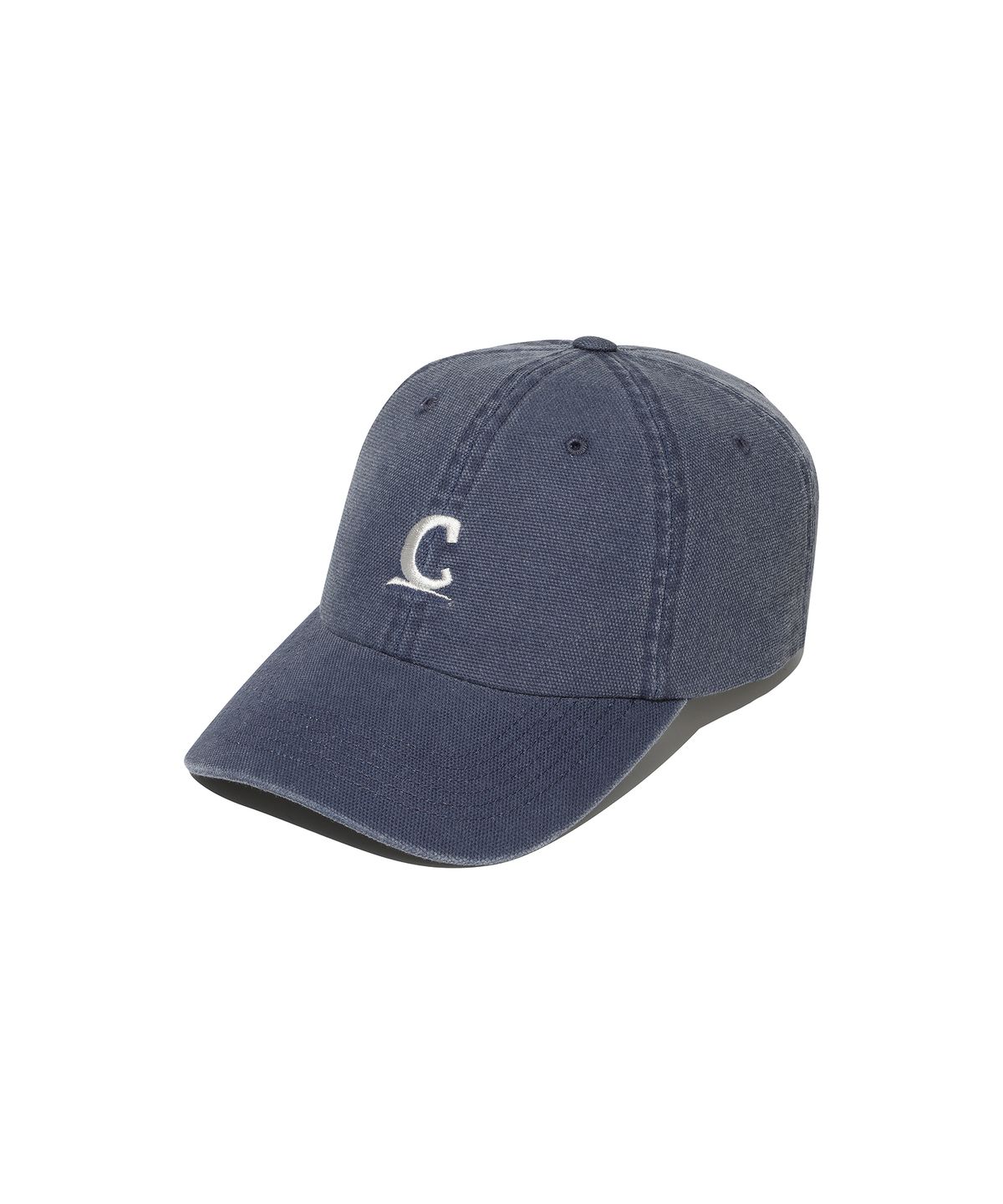 커버낫(COVERNAT) [코지 핏] 심볼 로고 옥스포드 워싱 볼캡 Navy