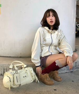 [유인 PICK] 베일 스터드백 & 월렛 (LEMON) F26QE981