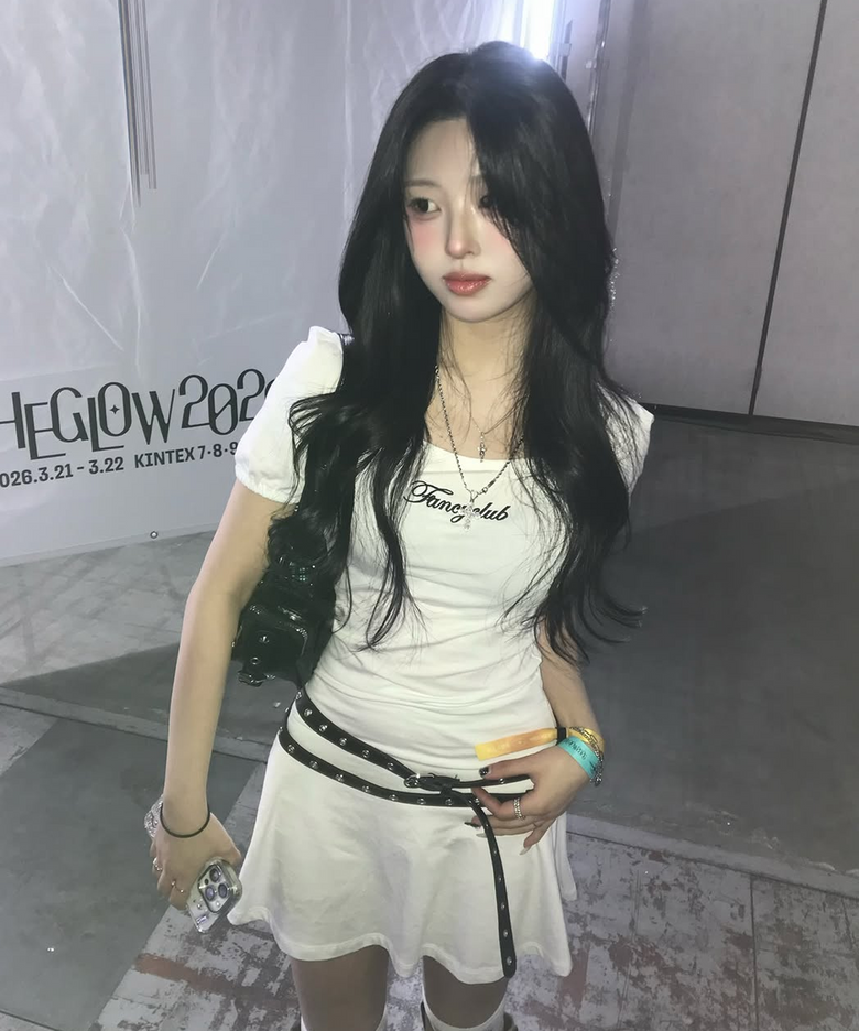 코튼 플레어 미니 원피스 (WHITE) F26QD062