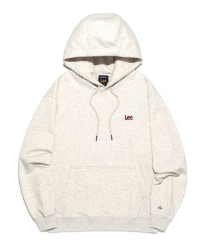 스몰 트위치 로고 후드 티셔츠 오트밀