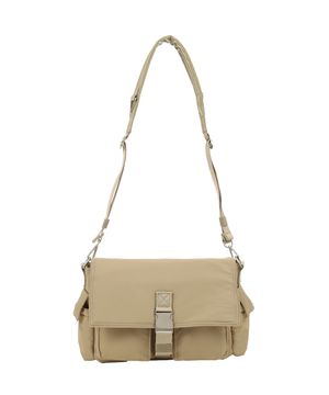 버클 플랩 메신져백[베이지]