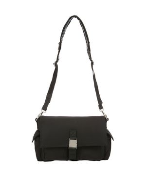 버클 플랩 메신져백[블랙]