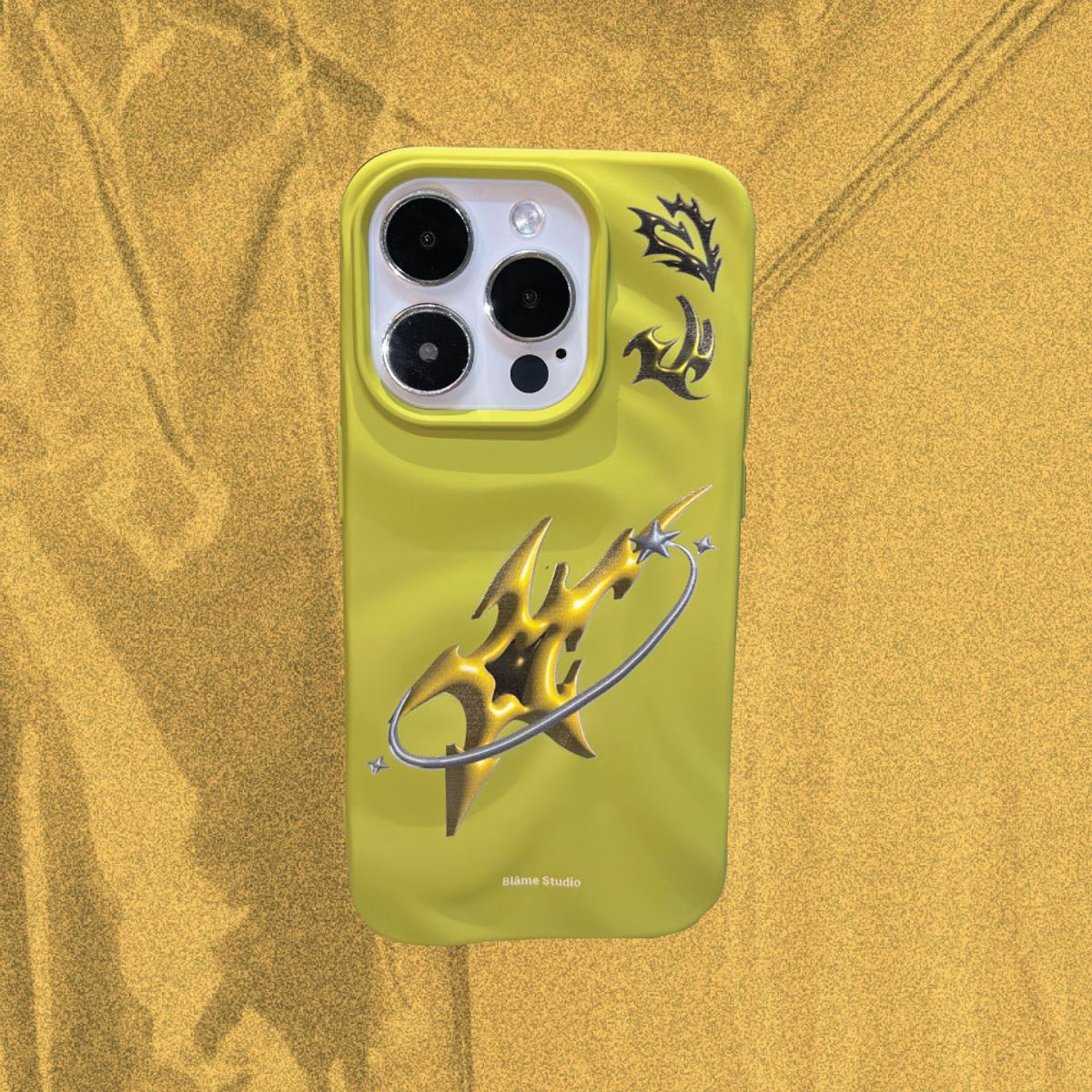 블레임 스튜디오(BLAMESTUDIO) Matcha Star Wave logo case