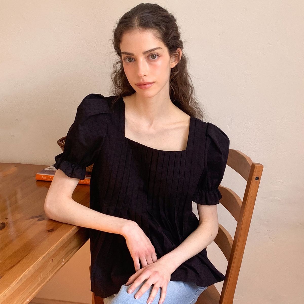 리리수(LILISU) Daisy Blouse / Black