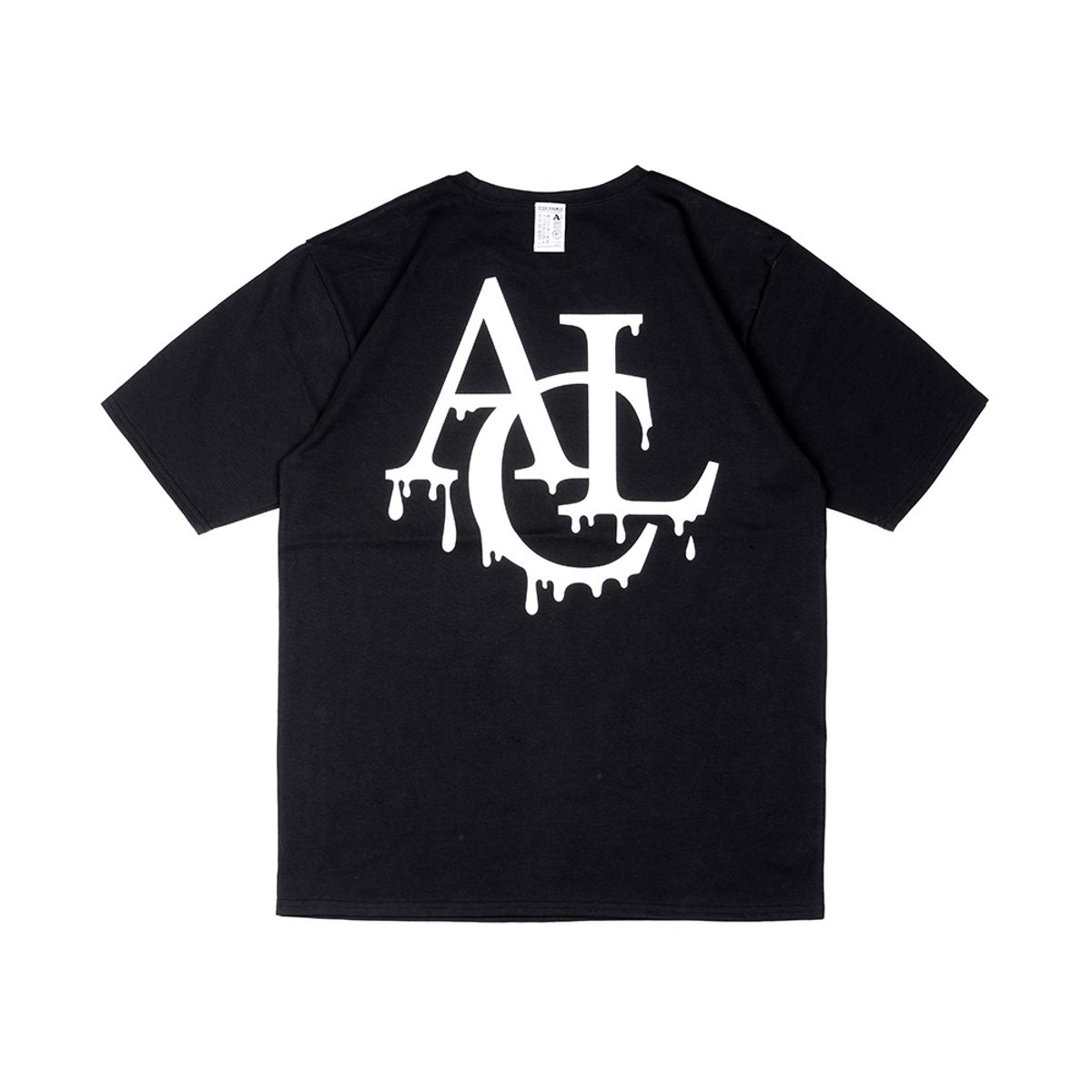 아첼레란도(ACCELERANDO) BT09BK 멜팅 ACL 오버핏 티셔츠 Black