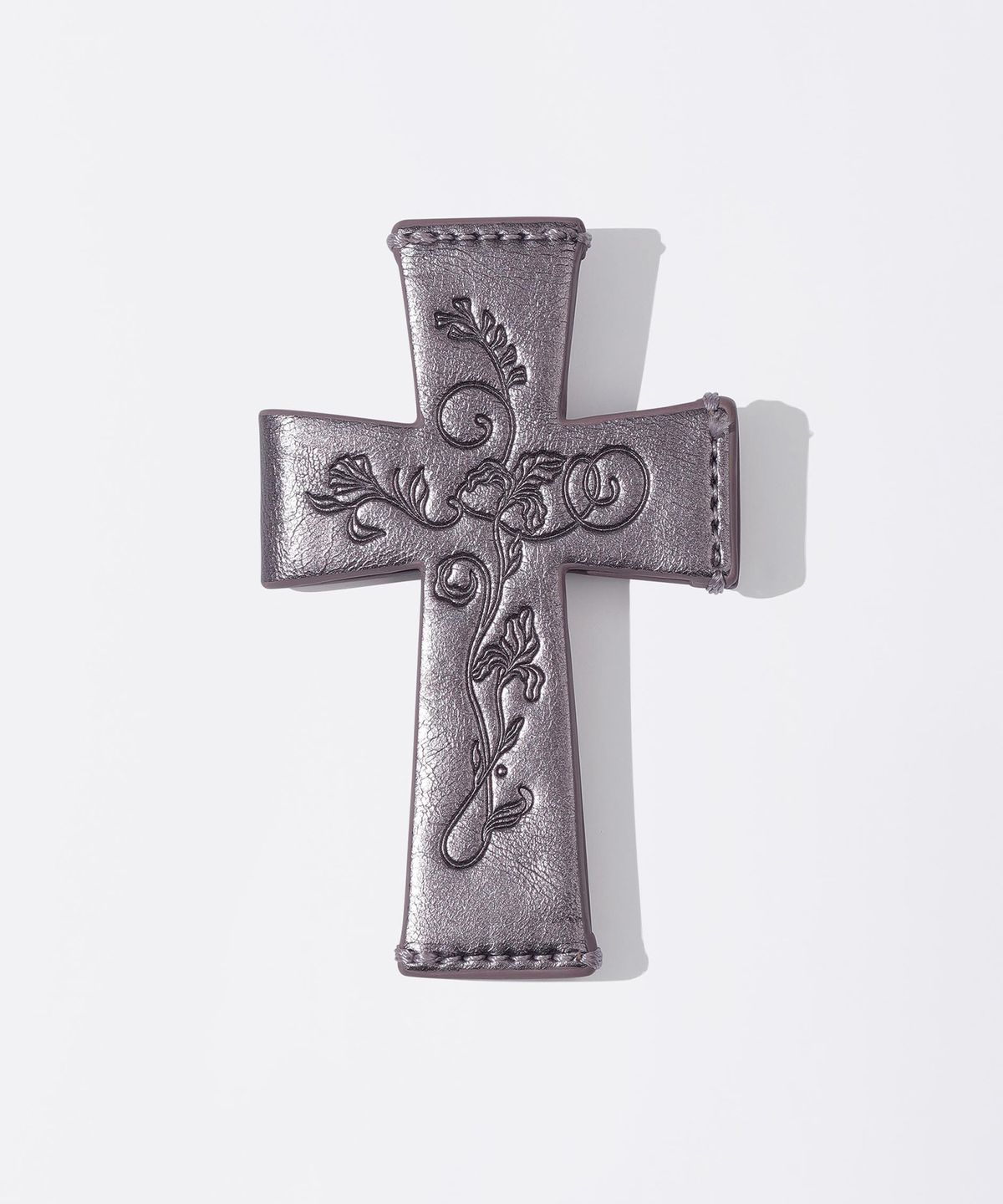 스컬프터(SCULPTOR) Cross Strap Layered Wallet Metal Purple