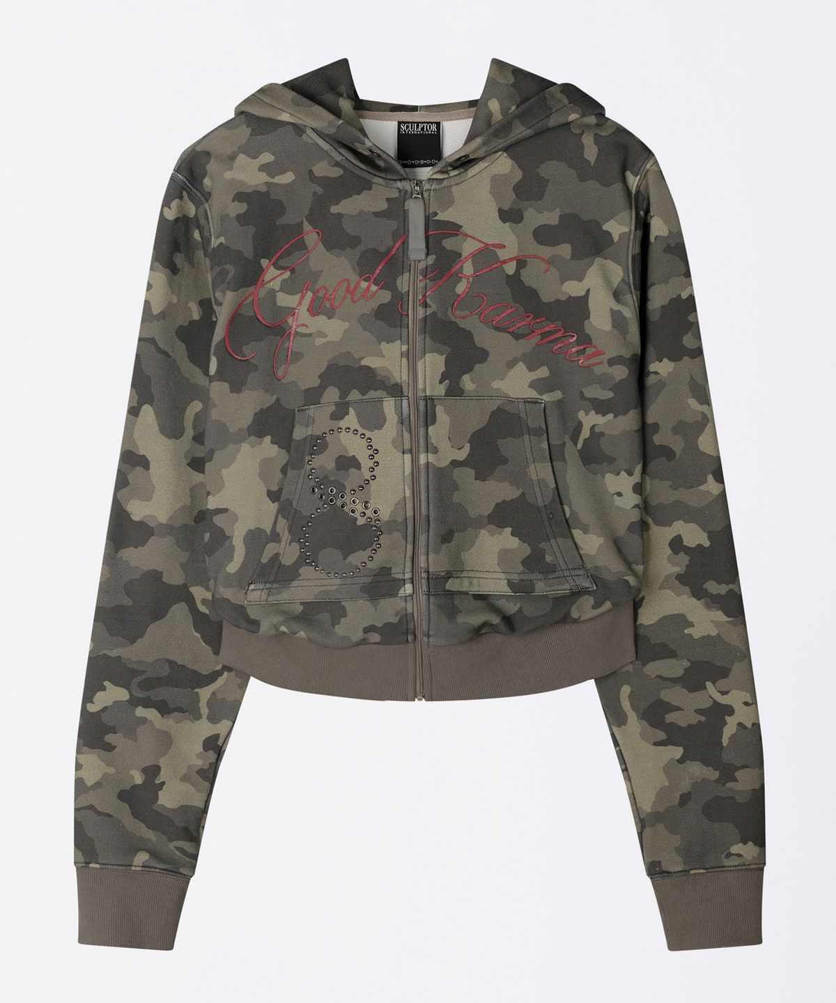 스컬프터(SCULPTOR) Karma Hooded Zip-Up Forest Camo