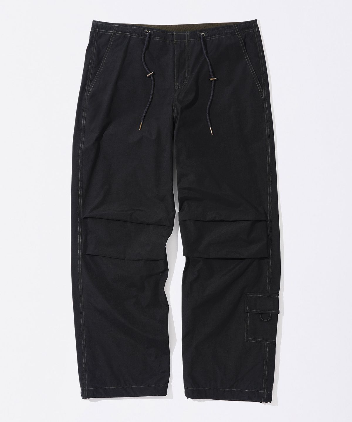 스컬프터(SCULPTOR) String Parachute Pants Washed Black