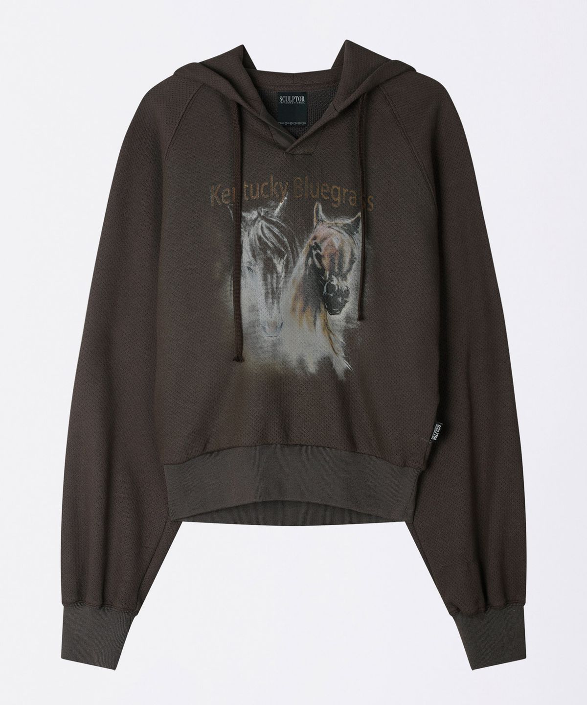 스컬프터(SCULPTOR) Kentucky Waffle Hoodie Brown