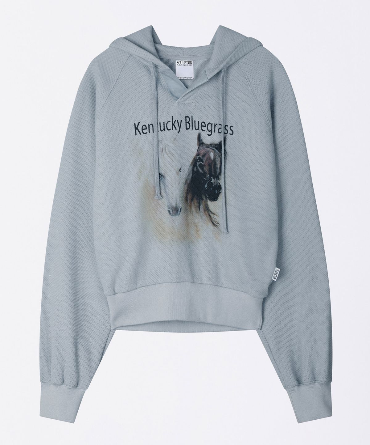 스컬프터(SCULPTOR) Kentucky Waffle Hoodie Baby Blue