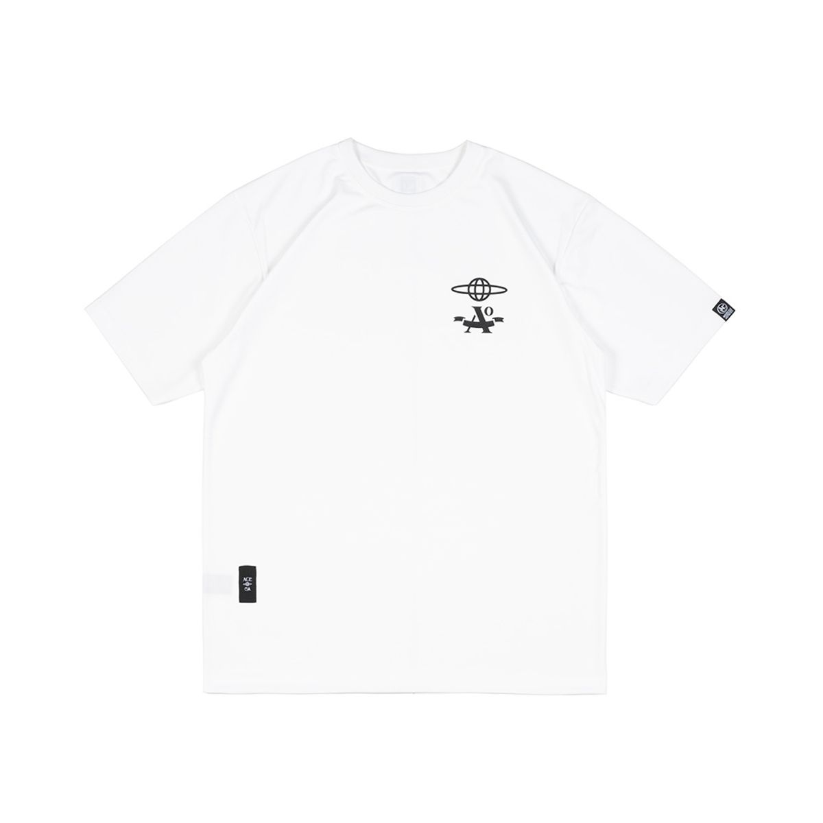 아첼레란도(ACCELERANDO) BT11WH OA 오버핏 에슬레틱 티셔츠 White