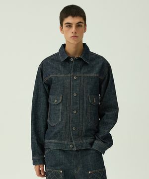 트러커 5112 논페이드 스탠다드핏 다크인디고 데님재킷