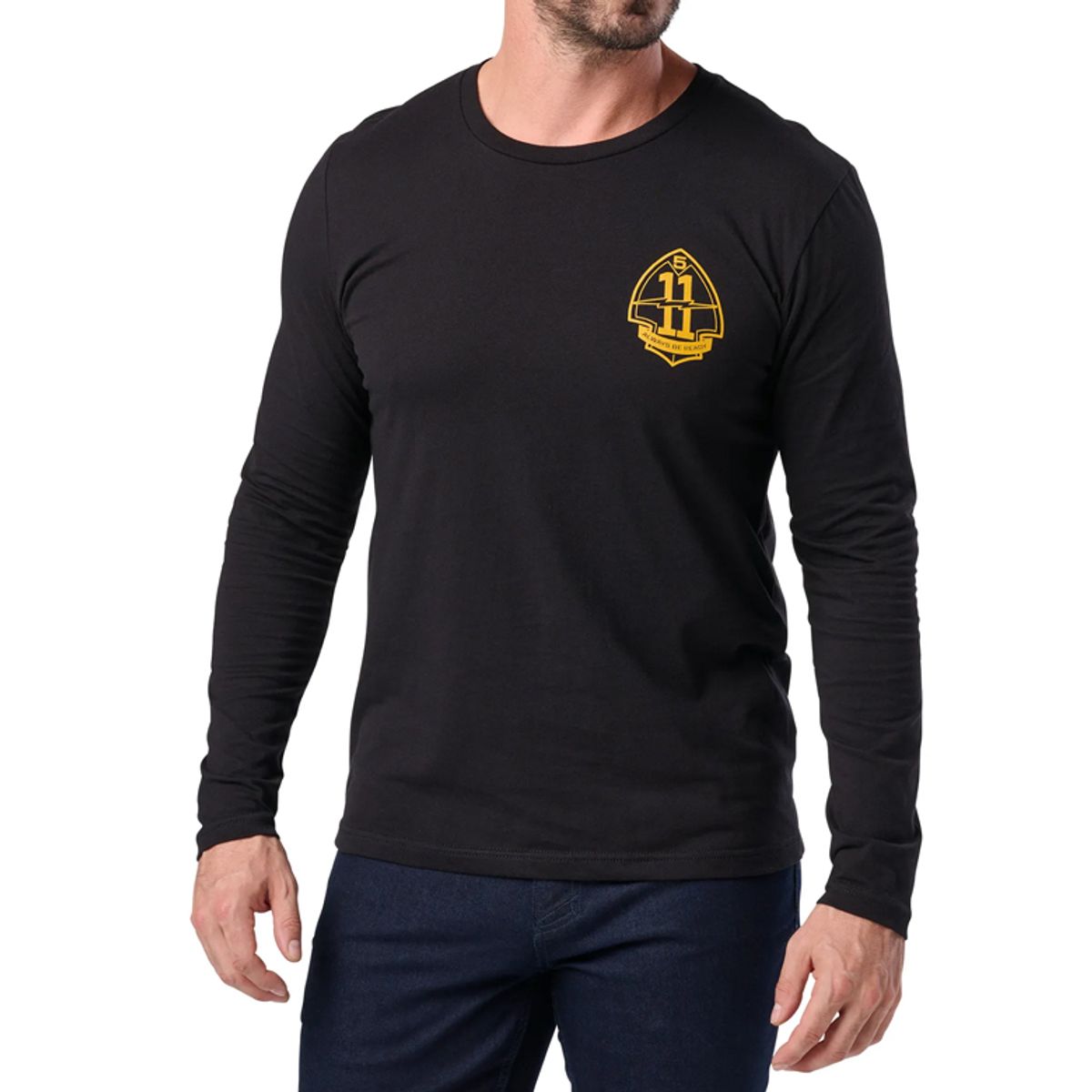 5.11택티컬(5.11 TACTICAL) 배틀 테스티드 롱 슬리브 티셔츠 (블랙)