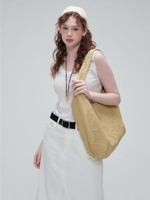 빅 커브아 스티치 토트백 _ 빈티지버터