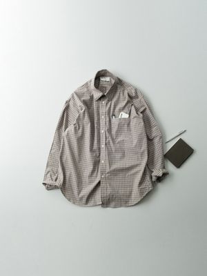 클래식 컴포트 체크 셔츠 (클래식 브라운)