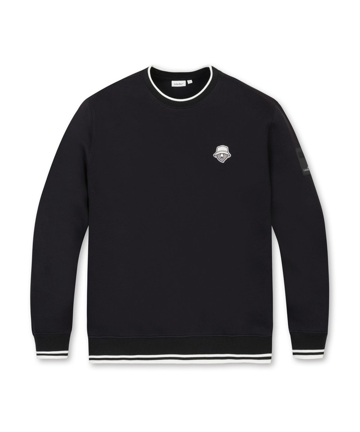 골든베어(GOLDEN BEAR) Printed Back Double-face Sweatshirt G4TAW25771BKX