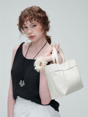 듀오 프라임 백 _ 크림화이트