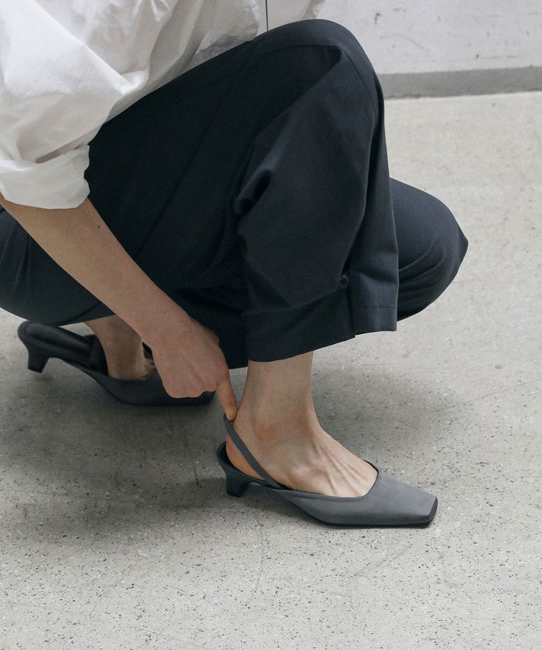 NAIN Satin Slingbacks (3color)