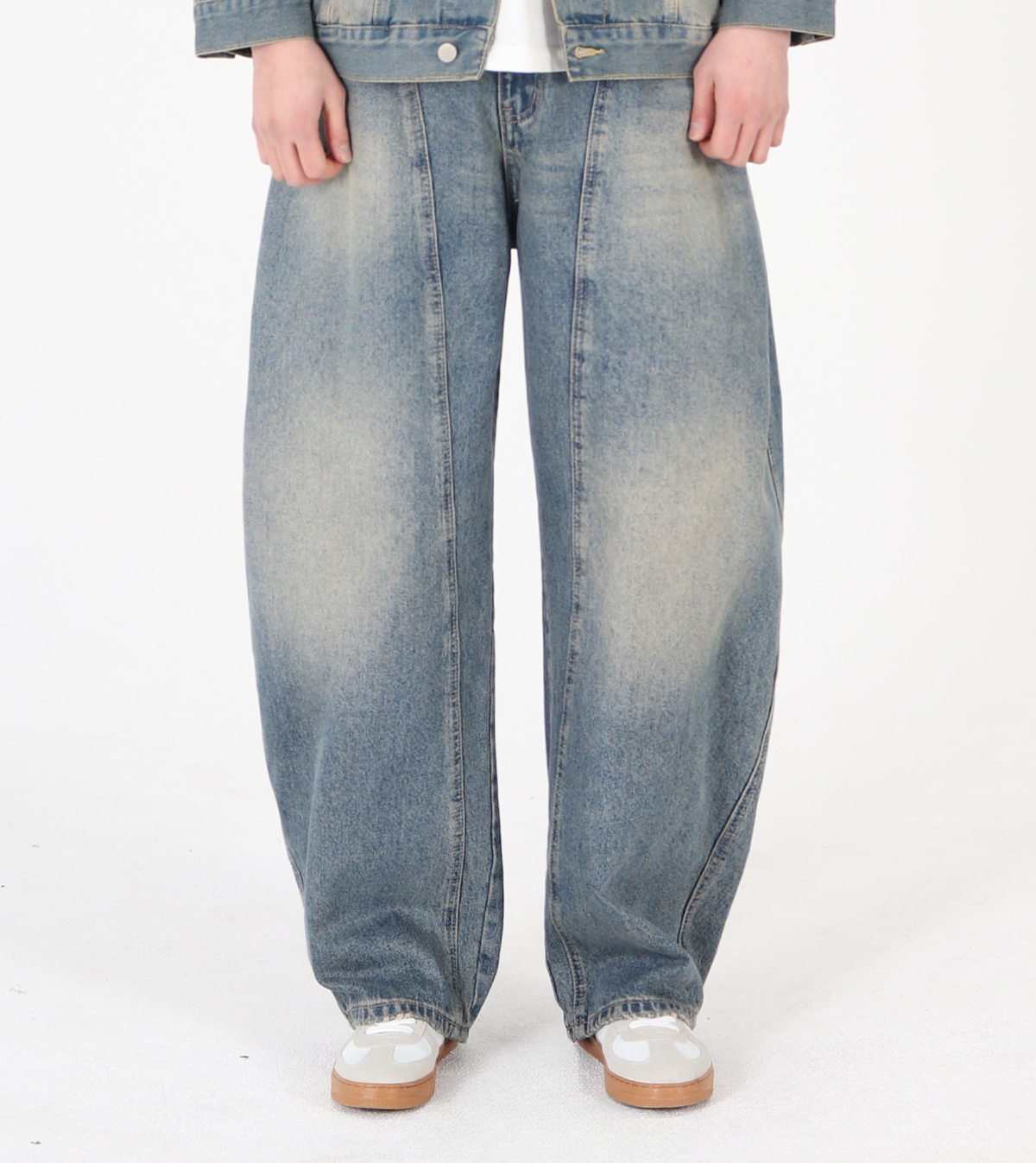 ★MUSINSA STANDARD★ Scrub washed wide denim pants washed bl MUSINSA | MUSINSA STANDARD Scrub Washed Wide Denim Pants