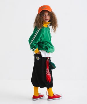 투웨이 블랙 카고 팬츠