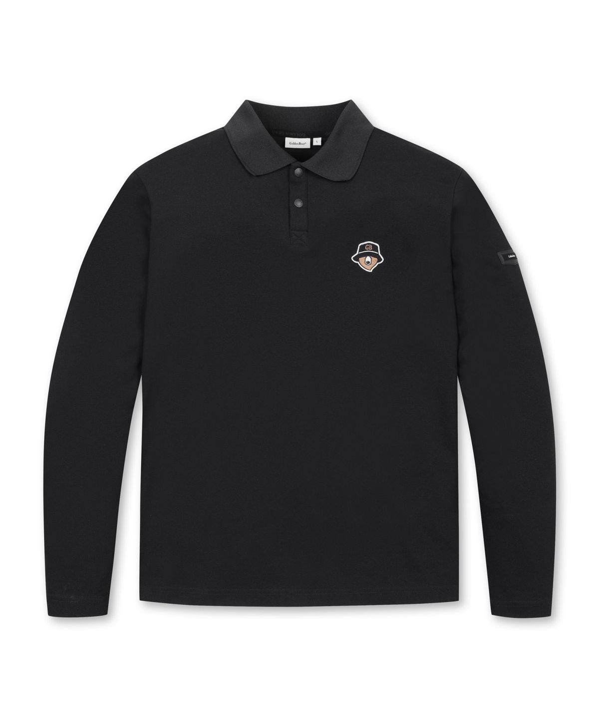 골든베어(GOLDEN BEAR) Essential Knit Collar T-shirt G4TAW25791BKX
