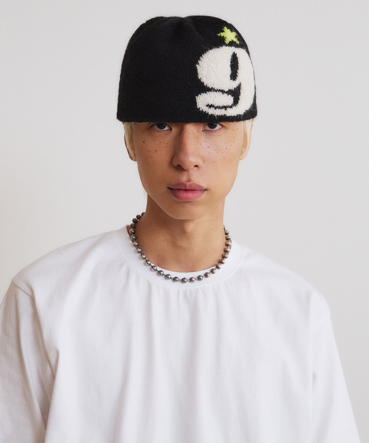 9999아카이브(9999ARCHIVE) 9 Star Alpaca Beanie