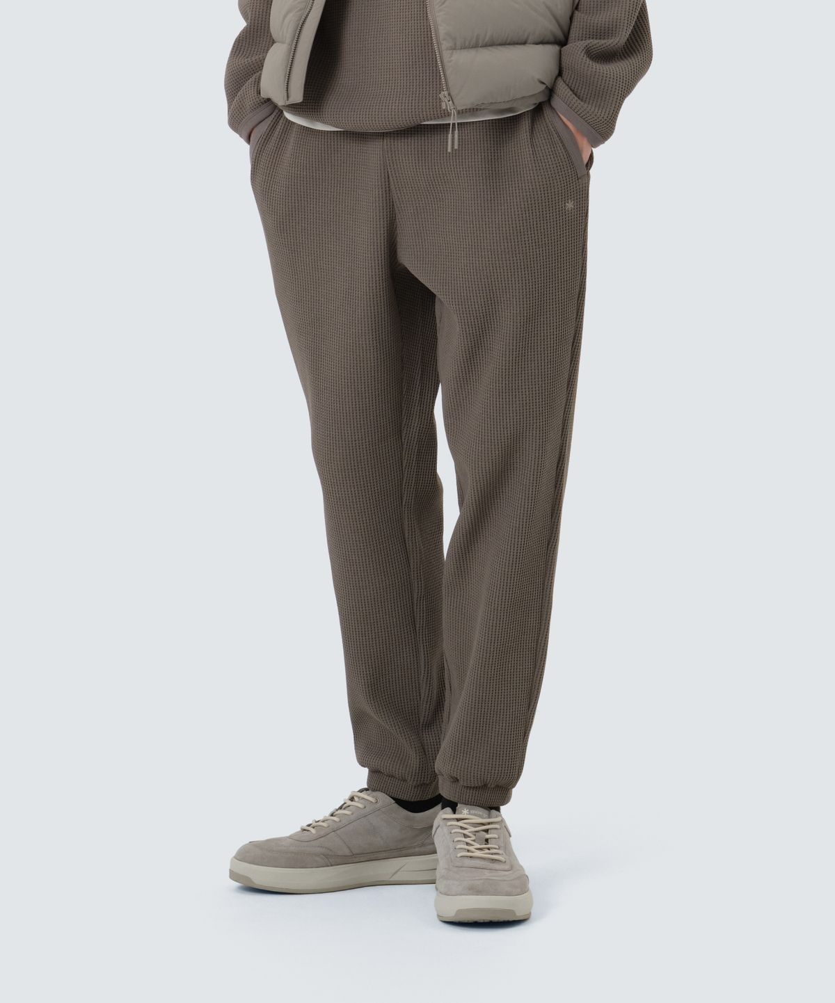 스노우피크 어패럴(SNOWPEAK APPAREL) 델타피크 와플 조거 팬츠 (S25FMTFP16) Dark Khaki