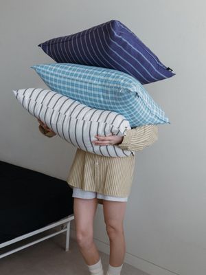 부드러운 모달 패턴 베개커버