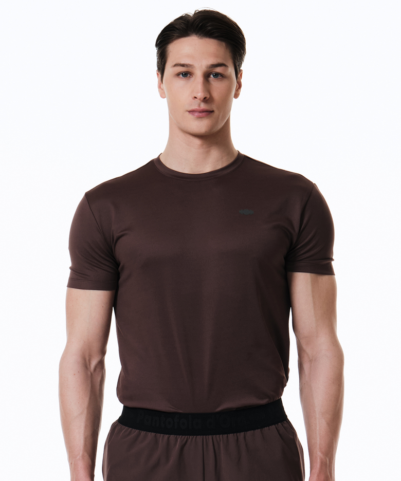 PR 메쉬 티셔츠 BROWN