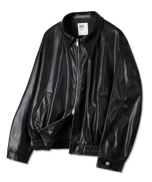 알렉스 레더 자켓 GKCJK64 (BLACK)