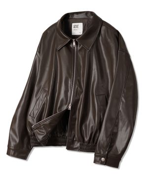 알렉스 레더 자켓 GKCJK64 (BROWN)