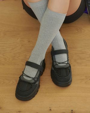 플랫폼 레이스업 메리제인 스니커즈 EBAL57525