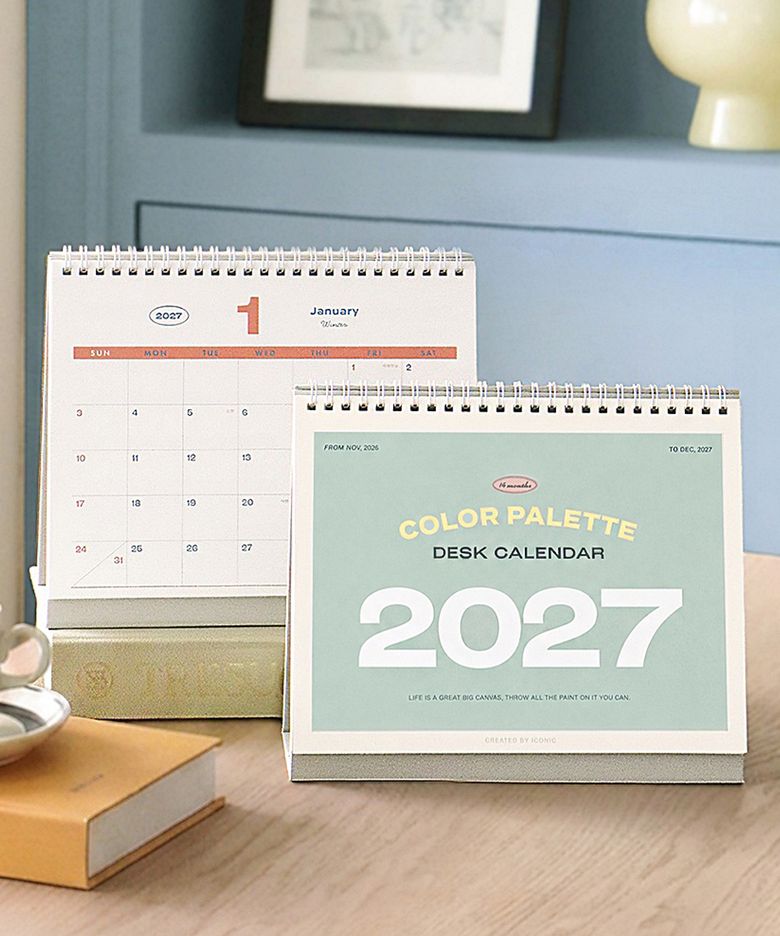 2027 팔레트 데스크 캘린더 탁상달력