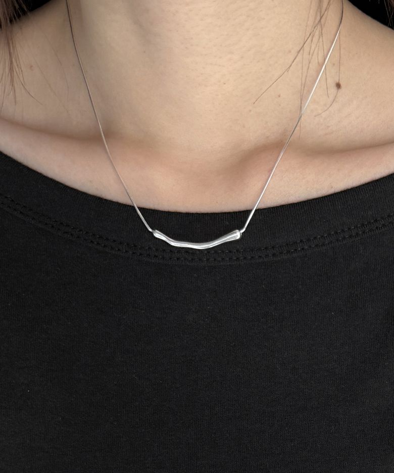 925 Live bar necklace