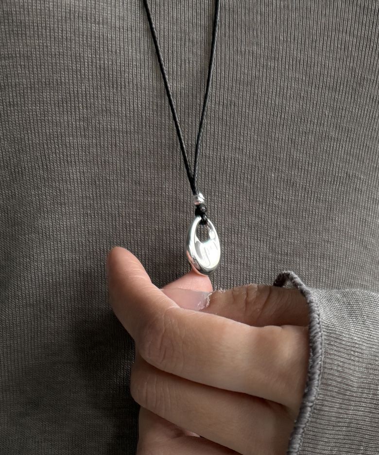 925 Baum long pendant necklace