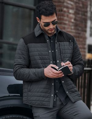 패커블 초경량 패딩 셔츠자켓