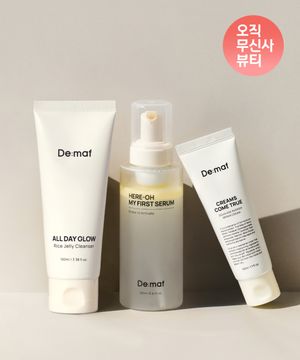 아침촉촉 지성세트(젤리클렌저 100ml+만능기초 155ml+크림 50ml)