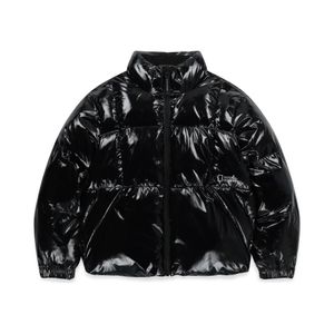 K254UPD902 글로시 패딩 점퍼 CARBONBLACK