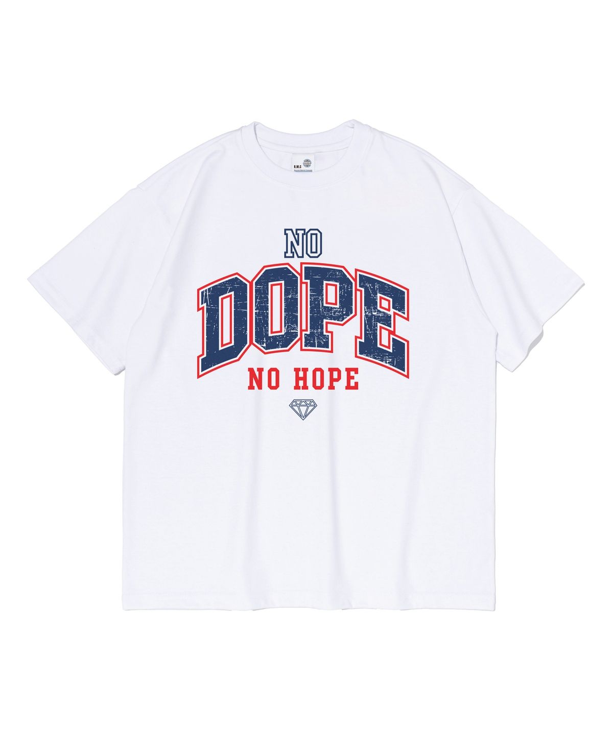 테일러 스튜디오(TAILOR STUDIO) DOPE 오버핏 반팔 티셔츠 (화이트)