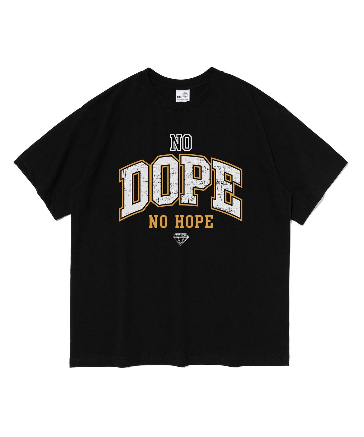 테일러 스튜디오(TAILOR STUDIO) DOPE 오버핏 반팔 티셔츠 (블랙)
