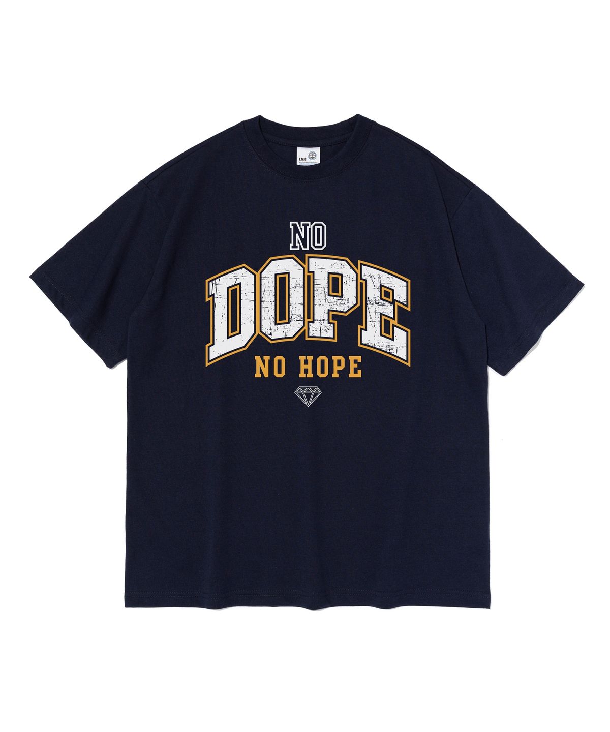 테일러 스튜디오(TAILOR STUDIO) DOPE 오버핏 반팔 티셔츠 (네이비)